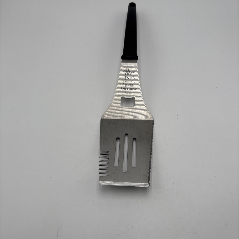 Pampered Chef Bar-B-Boss Turner Spatula BBQ Grilling Multi Tool 17.5" No Cover